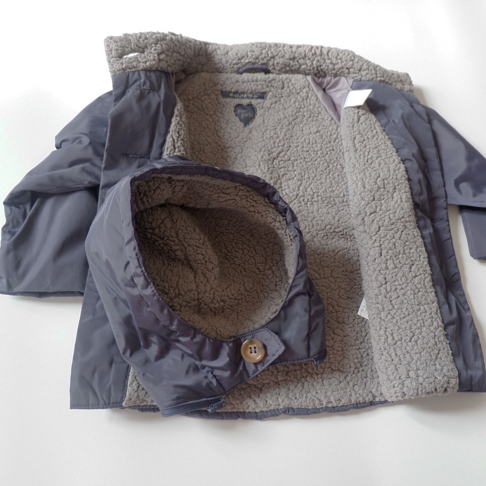 Zara Baby Navy Winter Jacket 18 - 24 Bulan - Tacanglala
