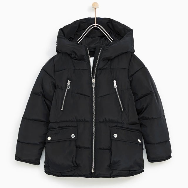 zara puffa coat