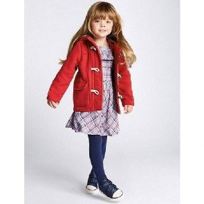 sewa-Baju Musim Dingin Anak-Mark & Spencer Red Duffle Coat