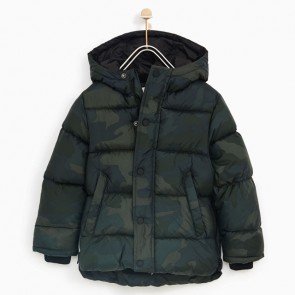 sewa-Perlengkapan Musim Dingin-Zara Basic Quilted Jacket With Hood