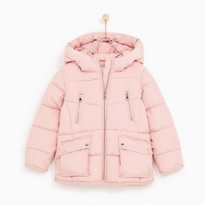 sewa-Baju Musim Dingin Anak-Zara Fleece Lined Puffer Jacket 6-7, 7-8, 8-9, 9-10 & 10 -11 Tahun